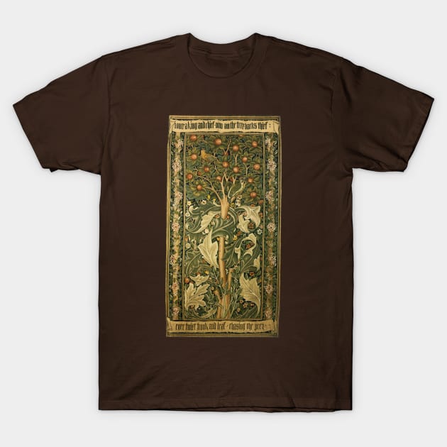 Woodpecker by William Morris T-Shirt by MasterpieceCafe